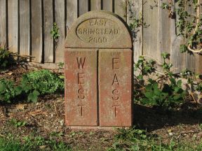 Greenwich Meridian Marker; England; West Sussex; East Grinstead